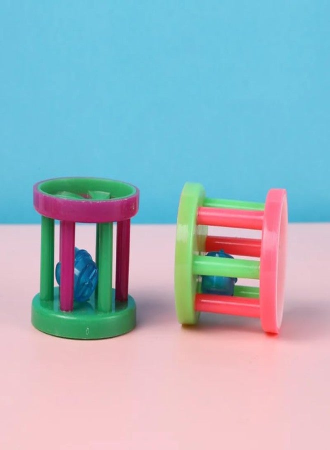 KittuPet Cat Toy Balls,Plastic Ball Cat Toys,Cat Bell Ball,Lattice Balls with Bell Jingle Kitten Toy,Cat Kitten Play Balls for Indoor Kitten Pet Chase,Random Color Pack of 4 pcs - Image 4